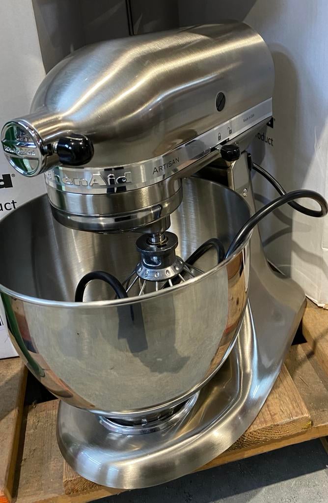 KitchenAid Artisan Keukenmachine 4,8L KSM175 Zilver/Chroom, 4 liter of meer, Ophalen of Verzenden, Nieuw, 3 snelheden of meer