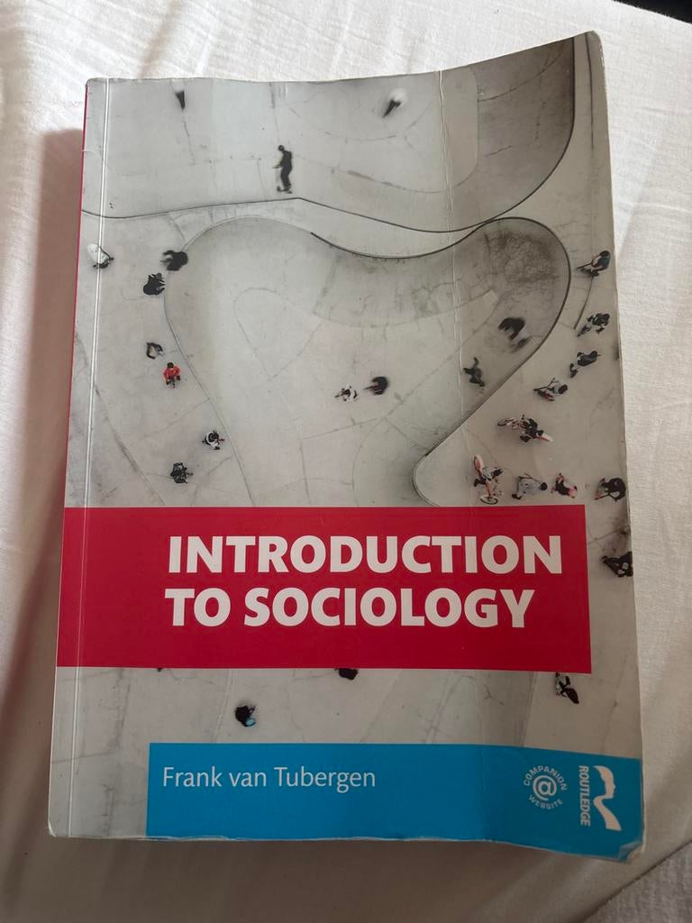 Introduction to Sociology - Frank van Tubergen, Ophalen of Verzenden, Gamma, Zo goed als nieuw, WO