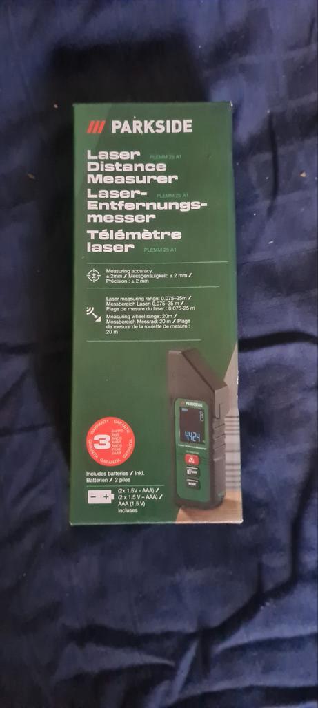 Parkside Laser Afstandsmeter PLEMM 25 A1, Doe-het-zelf en Verbouw, Meetapparatuur, Nieuw, Ophalen of Verzenden
