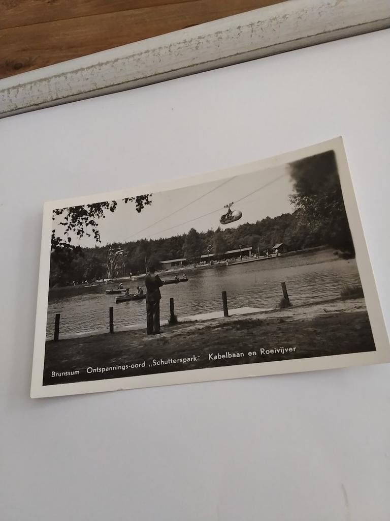 BRUNSSUM. ONTSPANNINGSOORD "SCHUTTERSPARK" KABELBAAN, Ophalen of Verzenden, 1960 tot 1980, Limburg