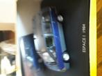 Renault Espace 2000 TSE blauw 1/43 Norev, Ophalen of Verzenden, Auto, Norev