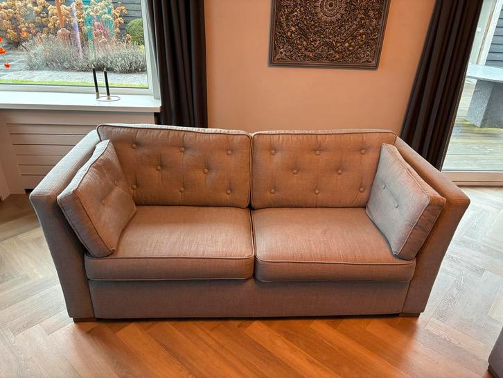 Grijze Landelijke Bankstel - 3-zits, 1.5-zits & Loveseat, Huis en Inrichting, Banken | Bankstellen, Gebruikt, Rechte bank, Vierpersoons of meer