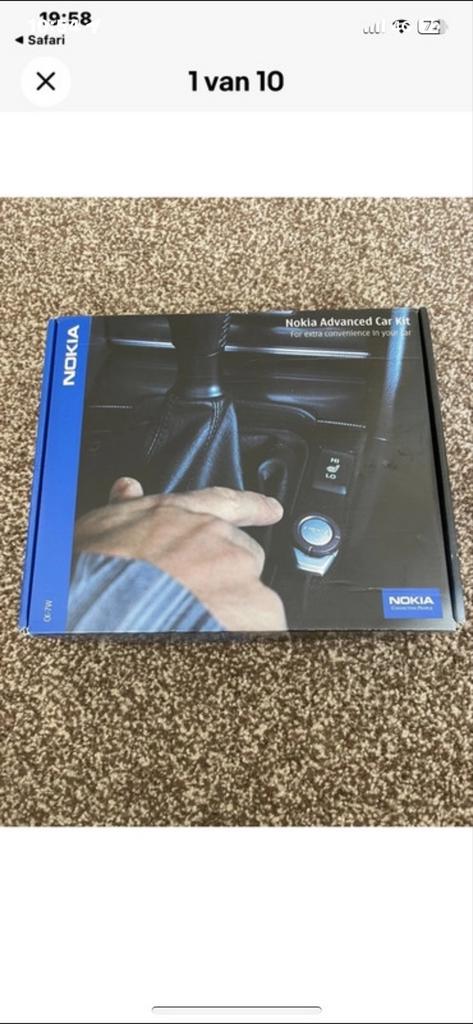 Nokia CK-7W Advanced Bluetooth Handsfree Carkit, Auto diversen, Carkits, Ophalen of Verzenden, Nieuw