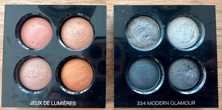 Chanel oogschaduw testerpalletjes, Sieraden, Tassen en Uiterlijk, Uiterlijk | Cosmetica en Make-up, Ogen, Overige kleuren, Ophalen of Verzenden
