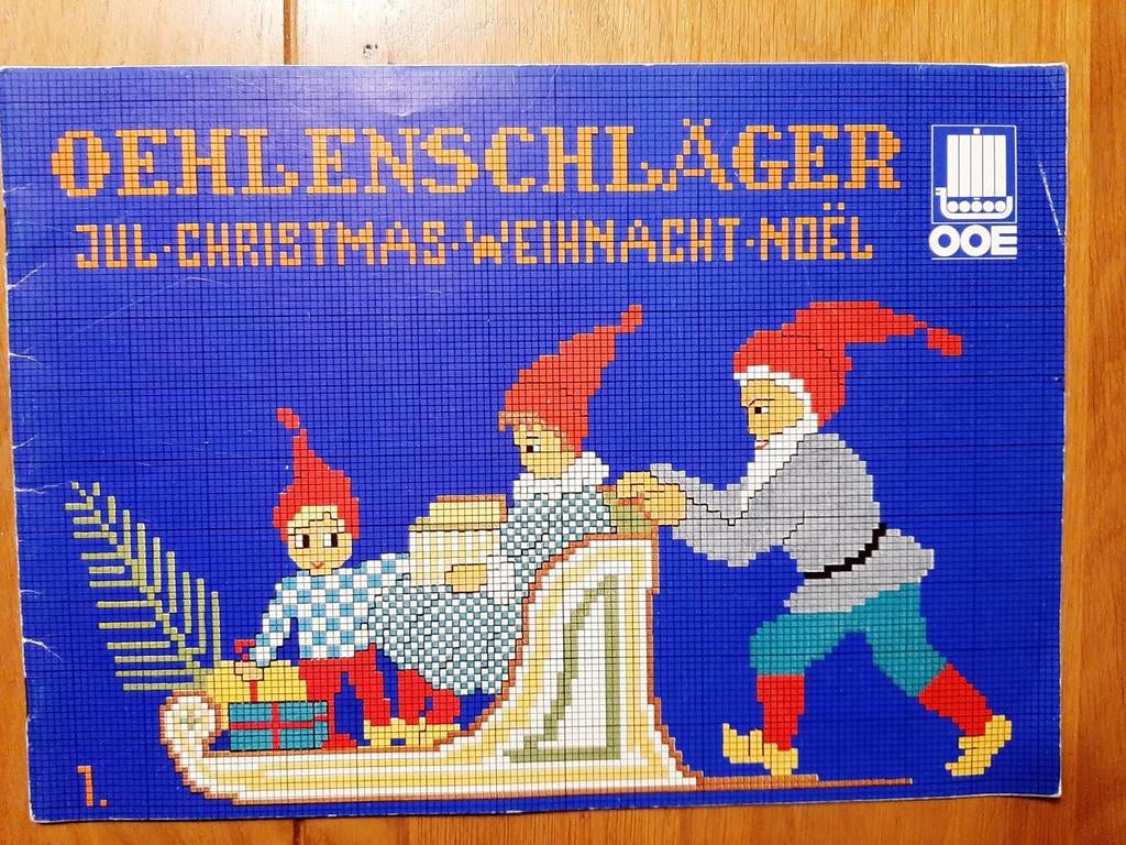 Oehlenschläger Kerst Borduurpatroon - Elfen in Slee, Ophalen of Verzenden, Gebruikt, Handborduren, Patroon