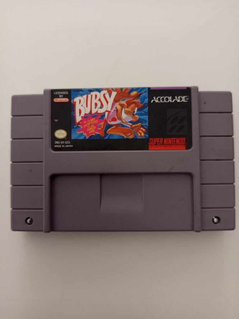 Bubsy ntsc snes, 1 speler, Verzenden, Gebruikt, Vanaf 3 jaar