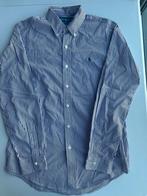 Ralph Lauren overhemd - Paars wit gestreept - Maat M, Kleding | Heren, Overhemden, Ophalen of Verzenden, Gedragen, Paars, Halswijdte 39/40 (M)