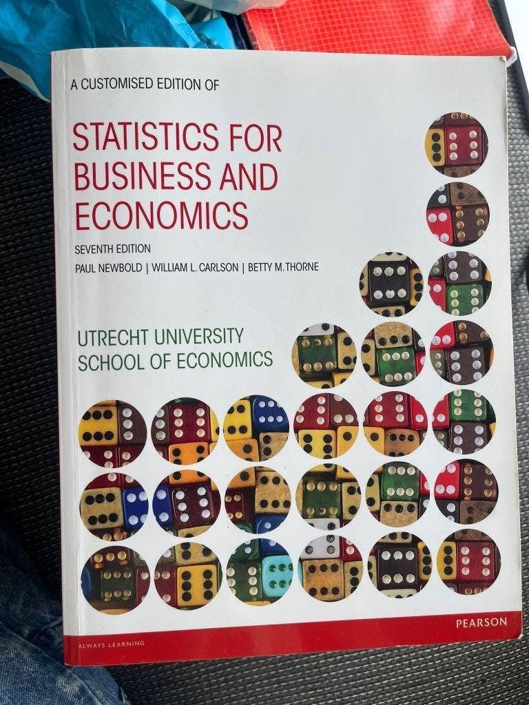Statistics for business and economics 7th, Gelezen, Paul Newbold, Ophalen of Verzenden, WO