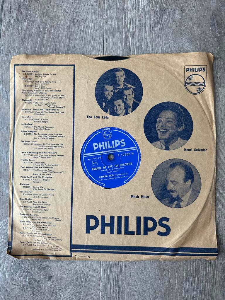Philips verzamel vinylplaat 45 toeren, Ophalen, Gebruikt, 7 inch