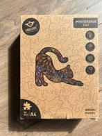 Engelhart Houten Puzzel 'Mysterious Cat' - 59 Stukjes, Ophalen of Verzenden, Minder dan 500 stukjes, Zo goed als nieuw