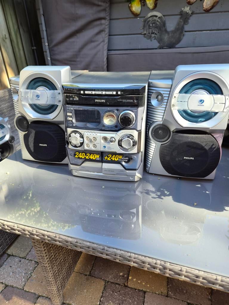 Philips Stereo Toren C785, Philips, Gebruikt, Tuner of Radio, Ophalen of Verzenden