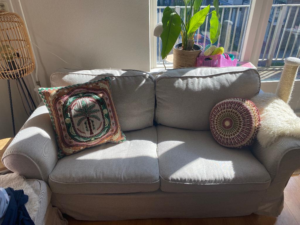 Ikea ektorp 2zits, Ophalen, Gebruikt, Tweepersoons, 75 tot 100 cm