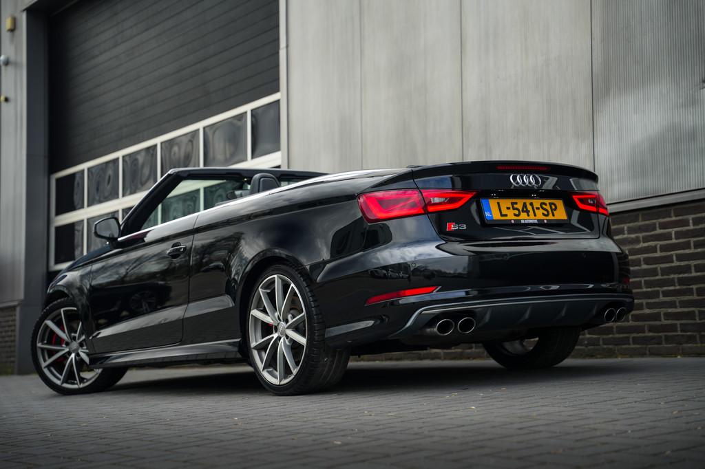 Audi S3 Cabriolet 2.0 TFSI 301 pk S3 Quattro Pro Line Plus S, Auto's, Automaat, S3, Gebruikt, Zwart