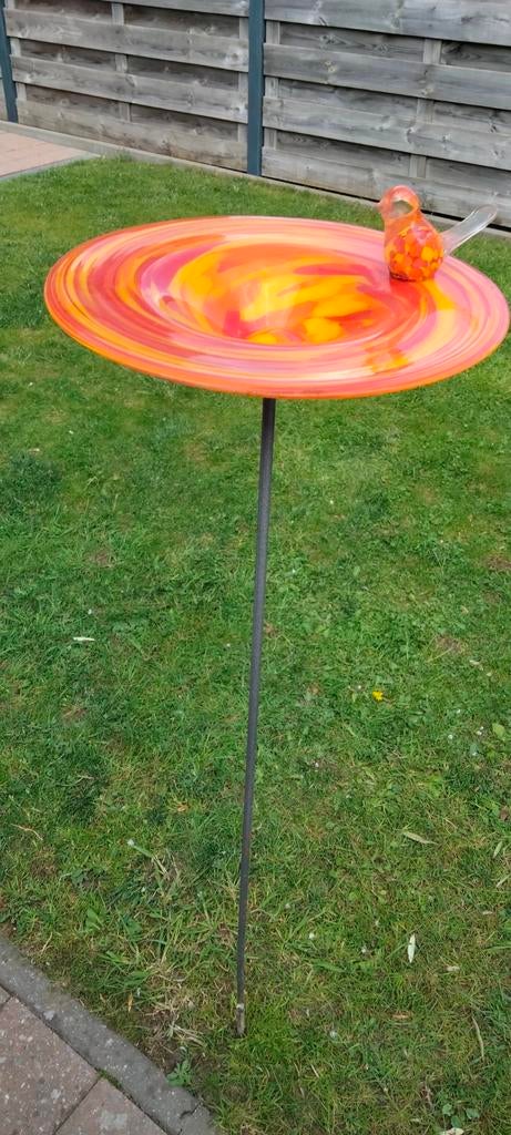 Drink schaaltje op stang, Ophalen