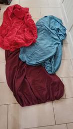 3x dekbed/kussensloop met hoeslakens, Ophalen, Gebruikt, Kussen, Overige kleuren