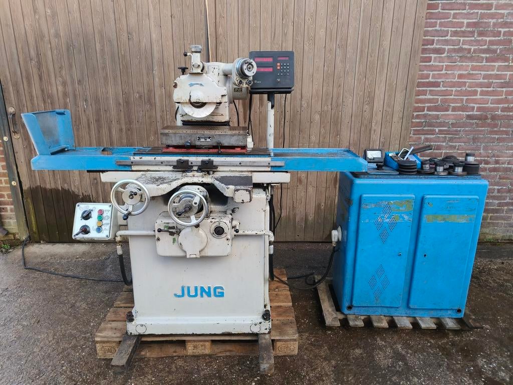 Jung vlakslijpmachine met toerenregeling, Doe-het-zelf en Verbouw, Gebruikt, ., 70 mm of meer, Ophalen of Verzenden