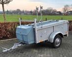 Aanhanger aanhangwagen kar met disselbak en reservewiel, Ophalen