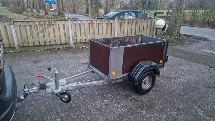 Te koop: Mooie aanhanger voor quad of auto, Auto diversen, Aanhangers en Bagagewagens, Zo goed als nieuw, Ophalen
