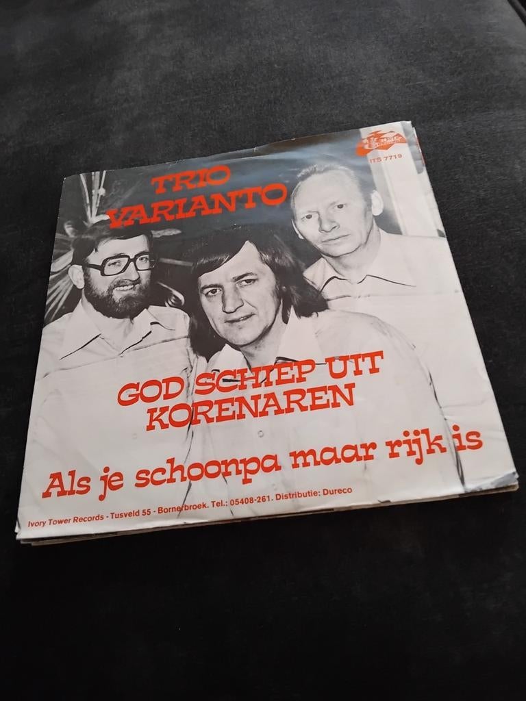 Trio Varianto - God Schiep Uit Korenaren Single, Ophalen of Verzenden, Gebruikt, Levenslied of Smartlap