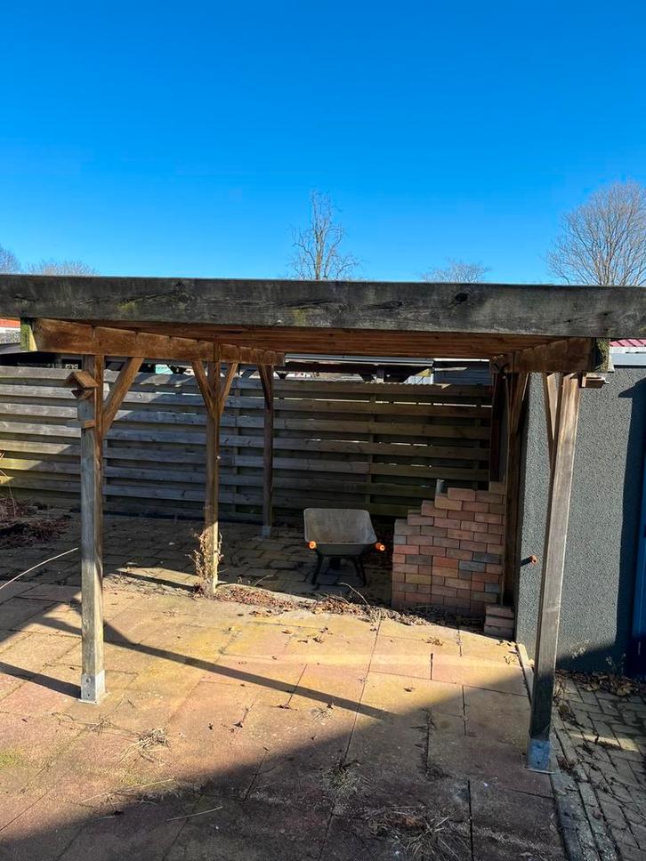 Overkapping / carport te koop , zelf afbreken, Tuin en Terras, Overkappingen, Gebruikt, Overige typen, Ophalen