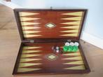 Mooie Backgammon Spel in grote houten kist koffer 50 cm, Ophalen of Verzenden, Zo goed als nieuw