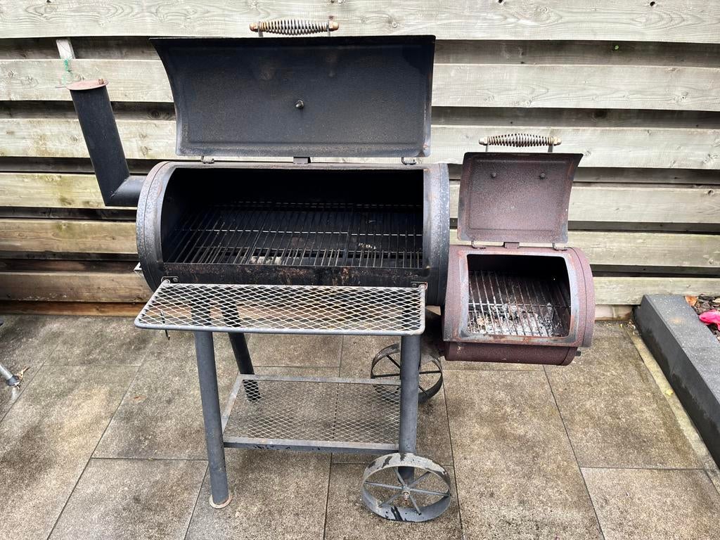 Smoker bbq, Tuin en Terras, Houtskoolbarbecues, Ophalen, Gebruikt
