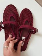 Rode Alaïa mesh ballerina's - Maat  en 38, Alaïa, Zo goed als nieuw, Rood, Ballerina's