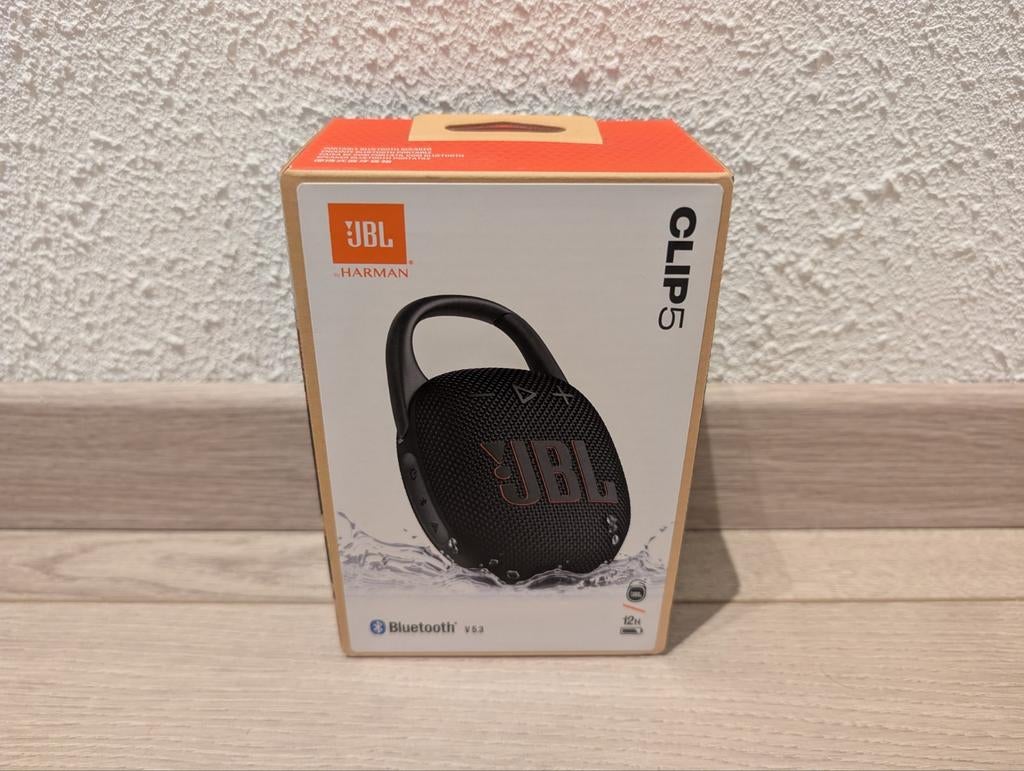 JBL Clip 5 Bluetooth Speaker - NIEUW!, Audio, Tv en Foto, Luidsprekers, Nieuw, Overige typen, Minder dan 60 watt, JBL, Ophalen
