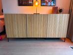 Dressoir eikenhout naturel 180x85x46cm 3 deurs beuken, Ophalen, 150 tot 200 cm, 25 tot 50 cm, Overige houtsoorten