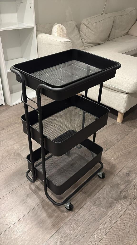 Flexibele rolwagen / trolley / roltafel, Ophalen of Verzenden, Zo goed als nieuw