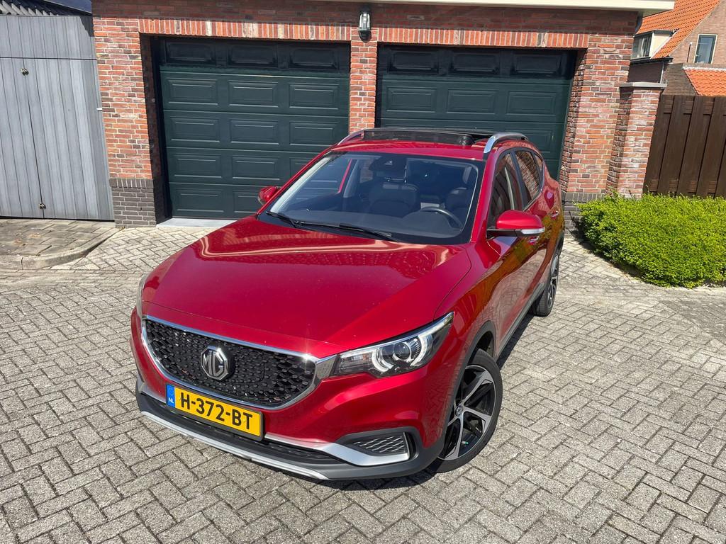 MG MG ZS EV Luxury 45 kWh NAVI PANORAMADAK CRUISE SOH 90%, Auto's, MG, Adaptive Cruise Control, Gebruikt, Zwart, ZS