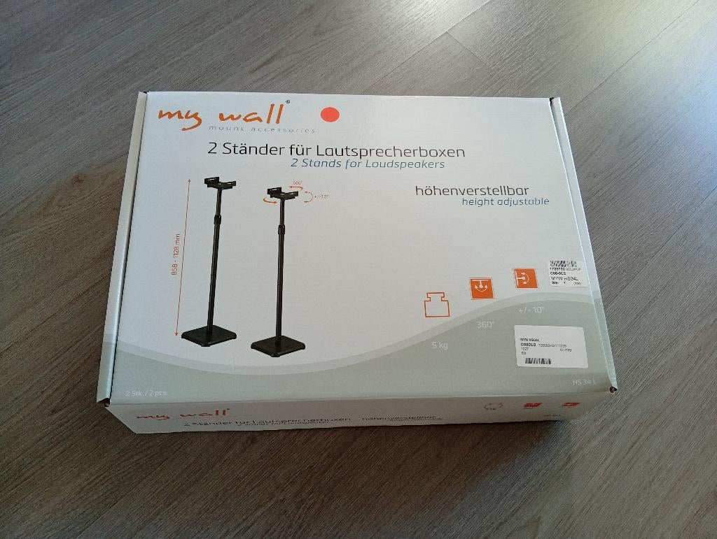 My Wall luidsprekerstandaards, Overige merken, Overige typen, Ophalen of Verzenden, Zo goed als nieuw