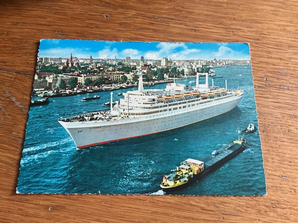 S518 Rotterdam SS ROTTERDAM HAL binnenvaart sleepboot, Ophalen of Verzenden, 1940 tot 1960, Zuid-Holland