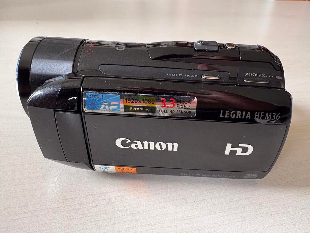 Canon Legria HFM36 Full HD Videocamera met toebehoren, Full HD, Canon, Overige soorten, Ophalen of Verzenden