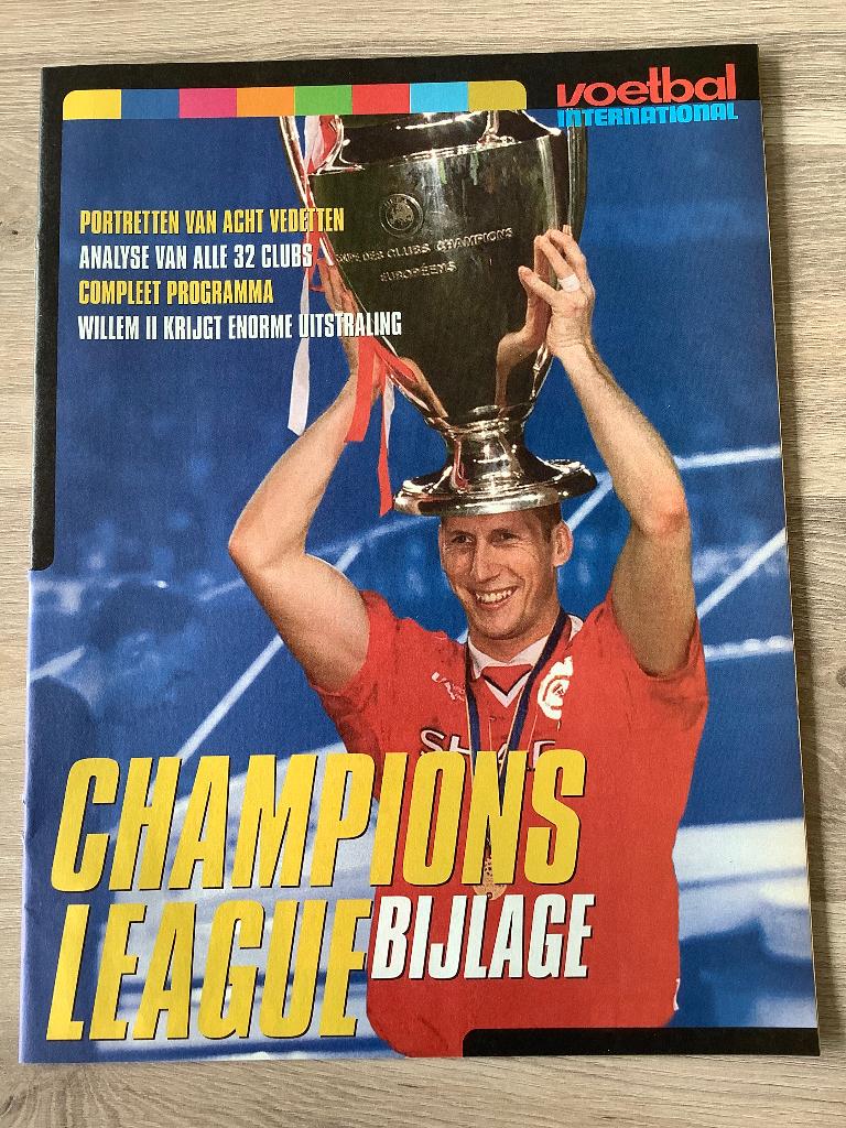VI Champions League 1999-2000 Bijlage, Ophalen of Verzenden, Zo goed als nieuw, Buitenlandse clubs, Boek of Tijdschrift