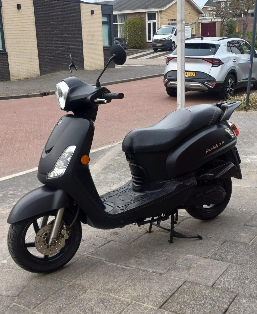 Sym Fiddle Bromscooter 2017 - Incl. Garantie & Afleverbeurt, Ophalen, SYM, Gebruikt, Maximaal 45 km/u