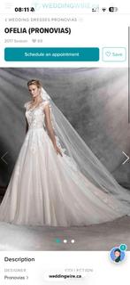 Trouwjurk Pronovias 2017, Ophelia, Kleding | Dames, Ophalen, Zo goed als nieuw, Wit, Trouwjurk