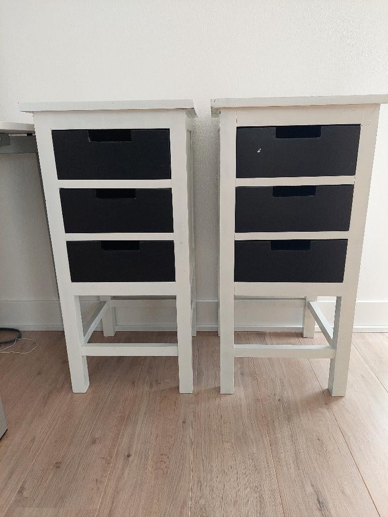 2x DIY ladekast 80 cm hoog, Huis en Inrichting, Kasten | Ladekasten, Ophalen, Overige materialen, Minder dan 50 cm, Gebruikt