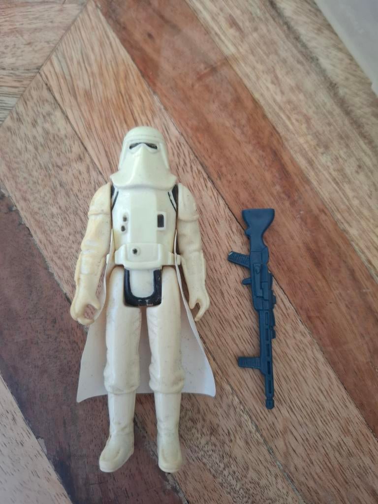 Vintage Star Wars Snowtrooper Actiefiguur met Blaster, Verzamelen, Star Wars, Ophalen of Verzenden, Gebruikt, Actiefiguurtje