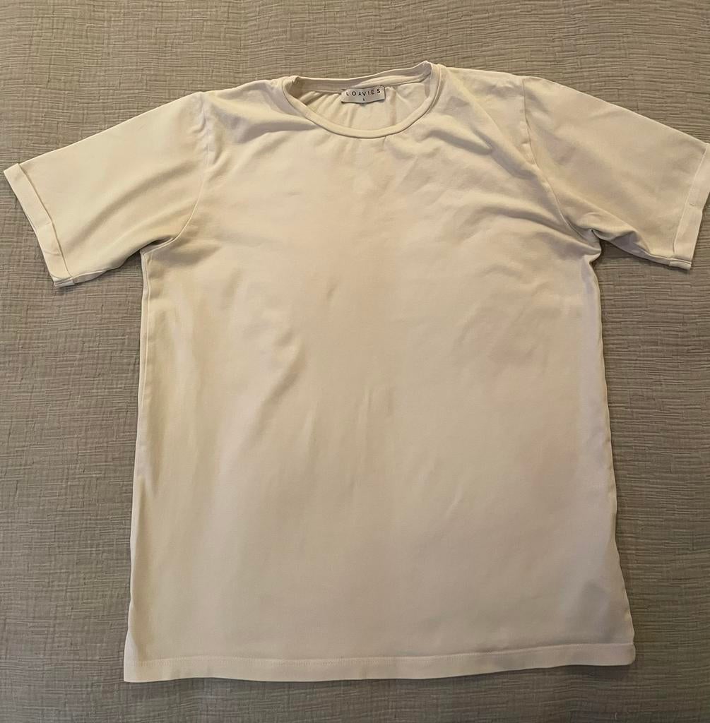 Loavies wit t.shirt maat S, Maat 38/40 (M), Wit, Ophalen of Verzenden, Zo goed als nieuw