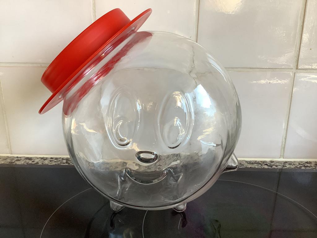 Retro jaren 80 snoeppot Borgonova (Italie), Ophalen of Verzenden, Huis en Inrichting