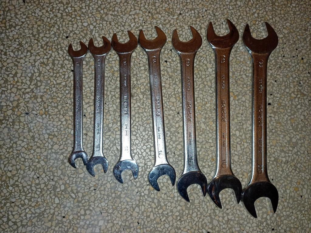 Set van 8 Ironside steeksleutels, Doe-het-zelf en Verbouw, Gereedschap | Handgereedschap, Ophalen of Verzenden, Nieuw