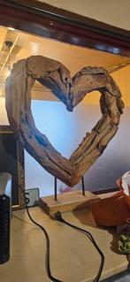 Houten decoratie hart 90x80, Ophalen of Verzenden