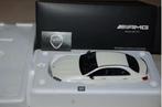 1:18 MERCEDES C63 S sedan designo white GT spirit dealer WRH, Verzenden, Zo goed als nieuw, Auto, Overige merken