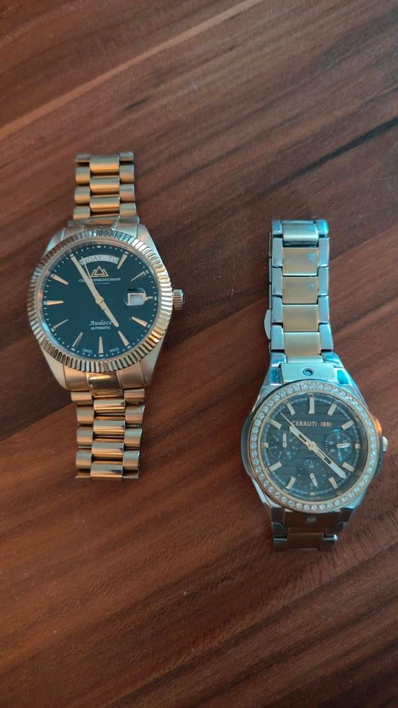 Christophe Duchamp Audace en Het Cerruti 1881 Ruscello, Ophalen, Nieuw, Staal, Overige merken