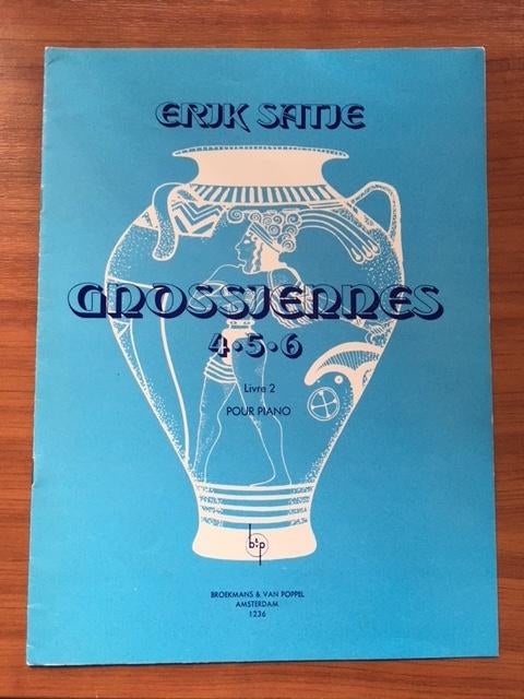 Bladmuziek Erik Satie Gnossiennes 1.2.3 / Gnossiennes 4.5.6, Muziek en Instrumenten, Bladmuziek, Gebruikt, Klassiek, Ophalen of Verzenden