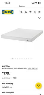 IKEA ÅBYGDA foammatras, 140x200 cm, Ophalen, Tweepersoons, 140 cm, Zo goed als nieuw