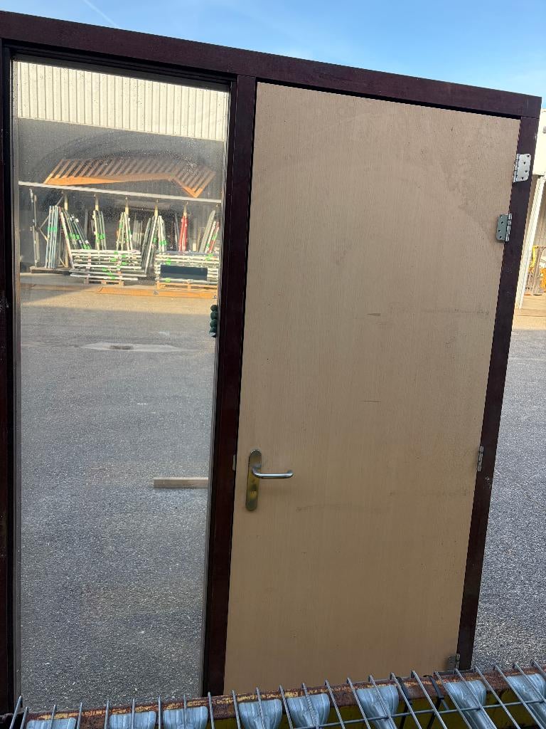 Deuren met raam kozijn ( 538 ), Doe-het-zelf en Verbouw, Kozijnen en Schuifpuien, Gebruikt, Deurkozijn, Nb, Nb