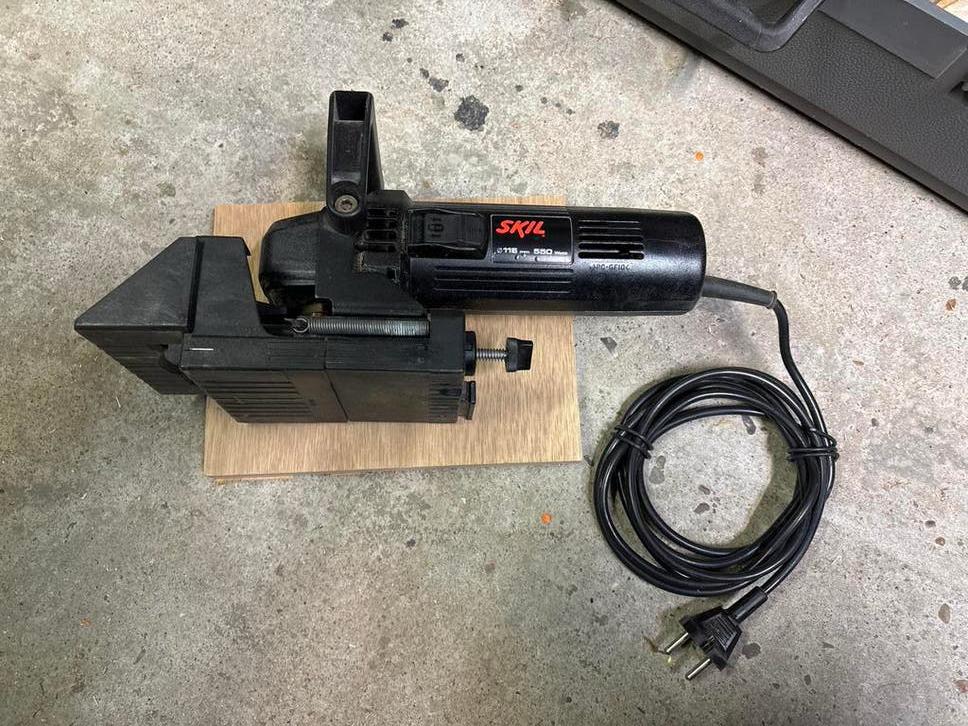 Skil Lamellenfrees / Lamello frees met koffer en accessoires, Ophalen of Verzenden, Gebruikt, Elektrisch, Lamellenfrees