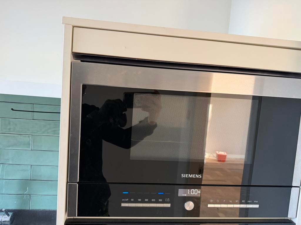 Siemens inbouw magnetron, Ophalen, Gebruikt, Magnetron, Inbouw